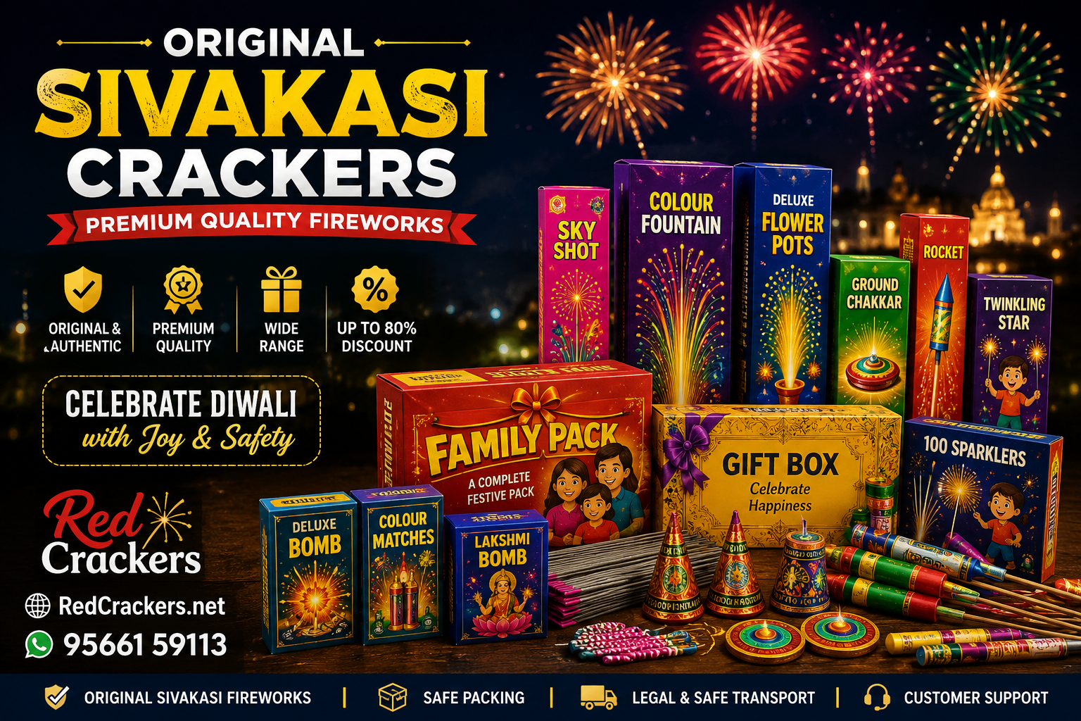 Original Sivakasi Crackers – A Complete Guide to Choosing Quality Fireworks for Diwali