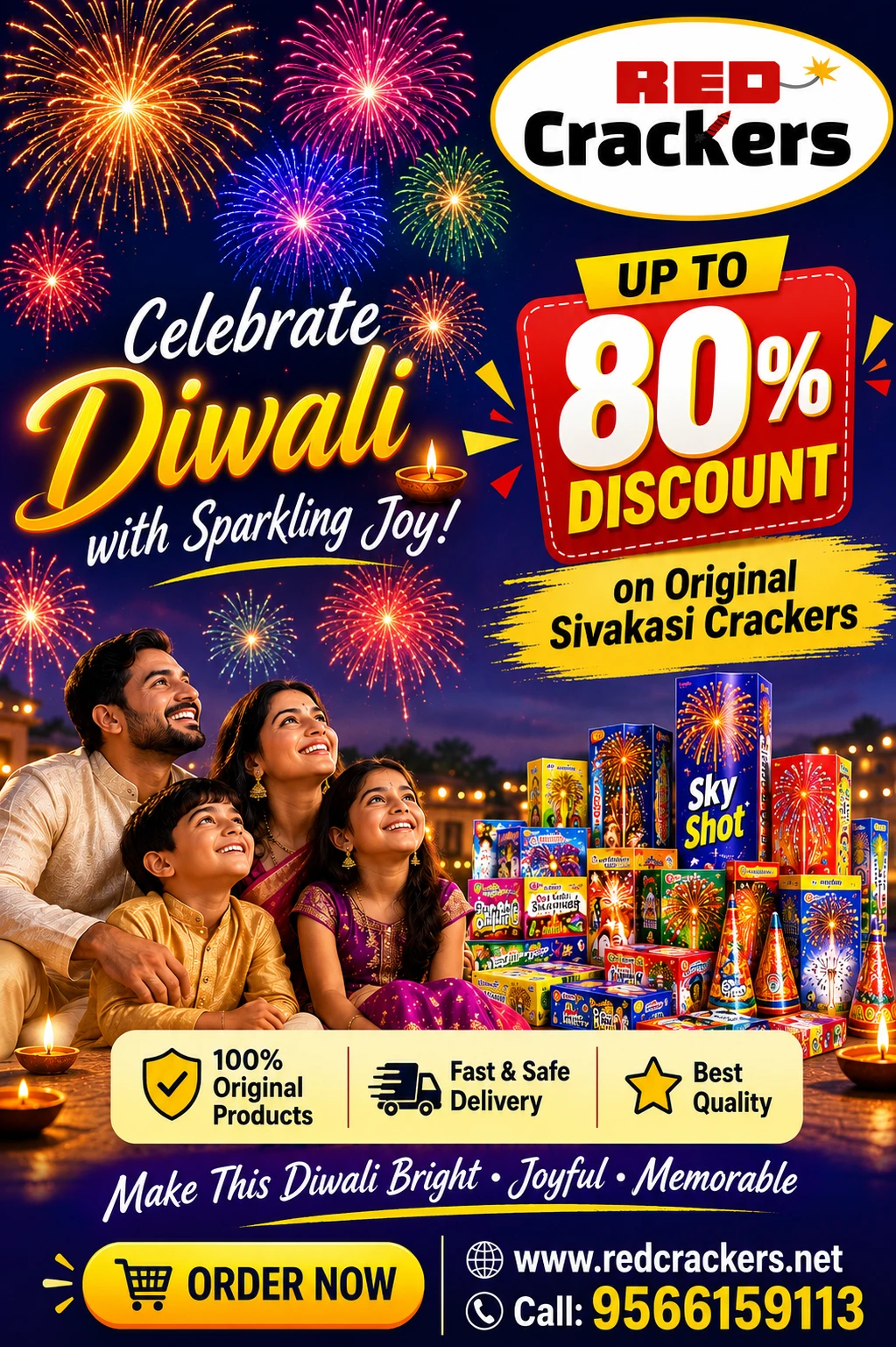 Family Crackers Pack – Best Diwali Family Pack Collection 2026