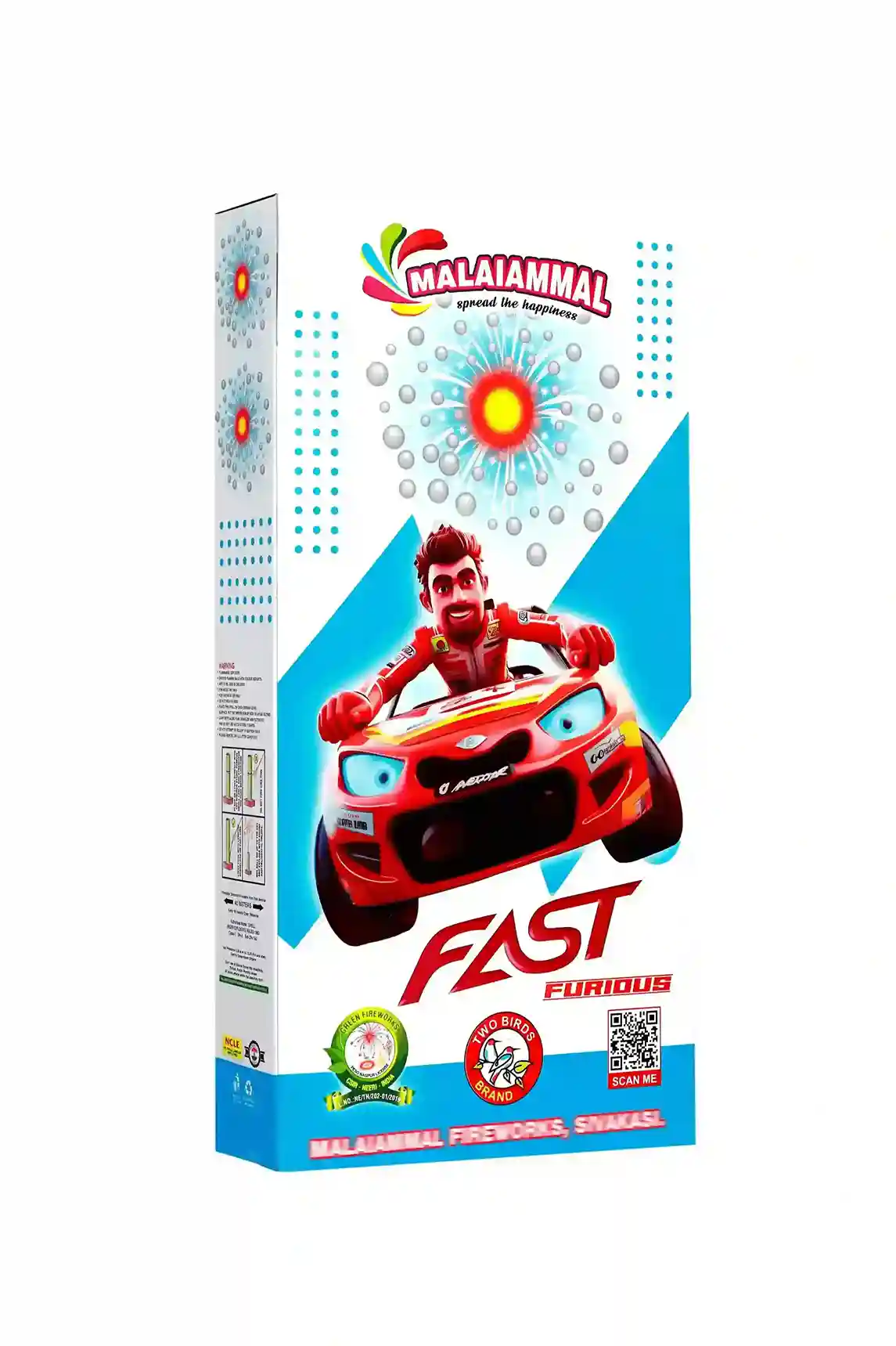Buy Fast Furious 3 in 1 fancy sky shot fireworks online from Sivakasi