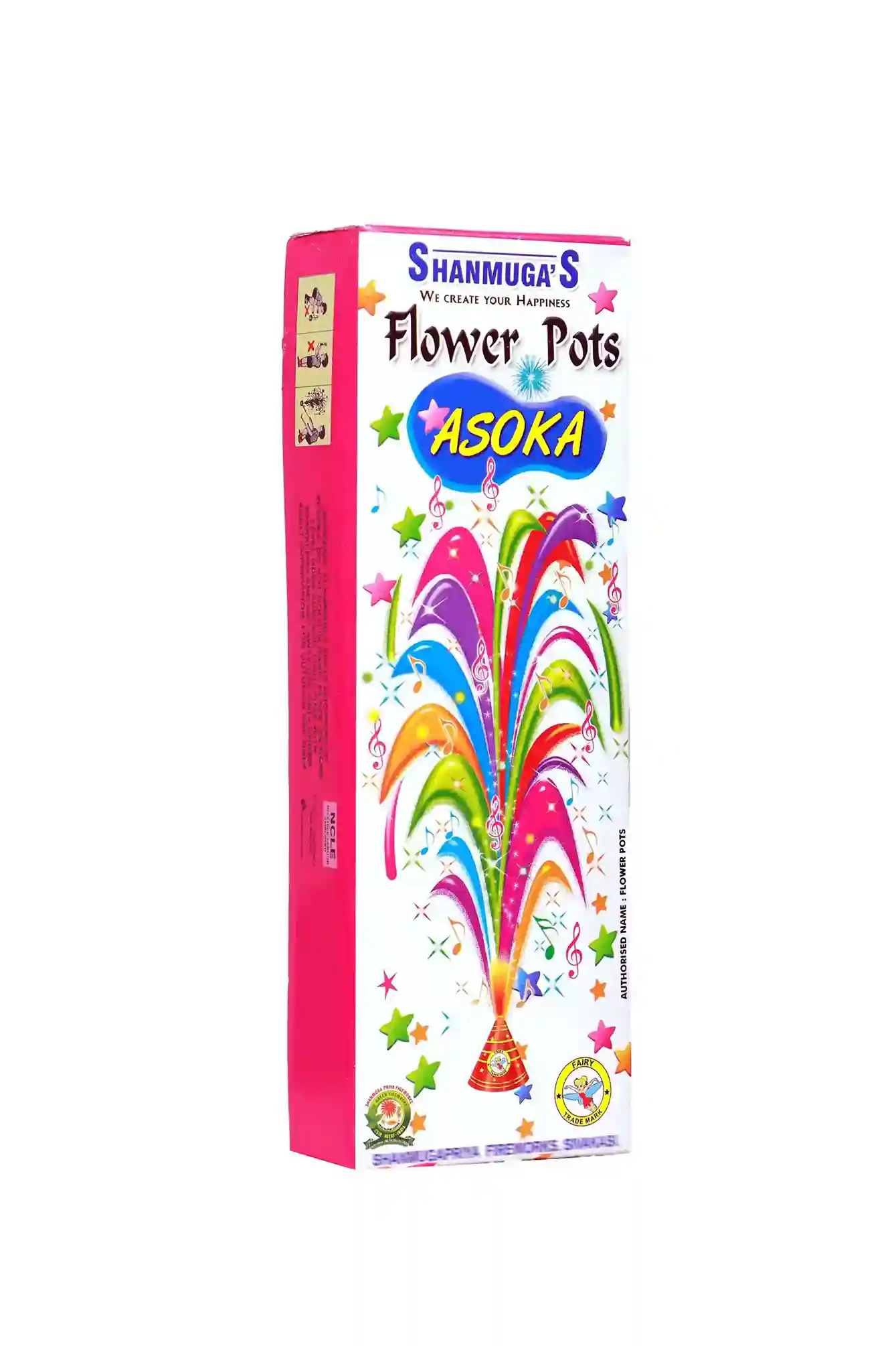 Buy Asoka flower pots 5 pcs fancy crackers online from Sivakasi