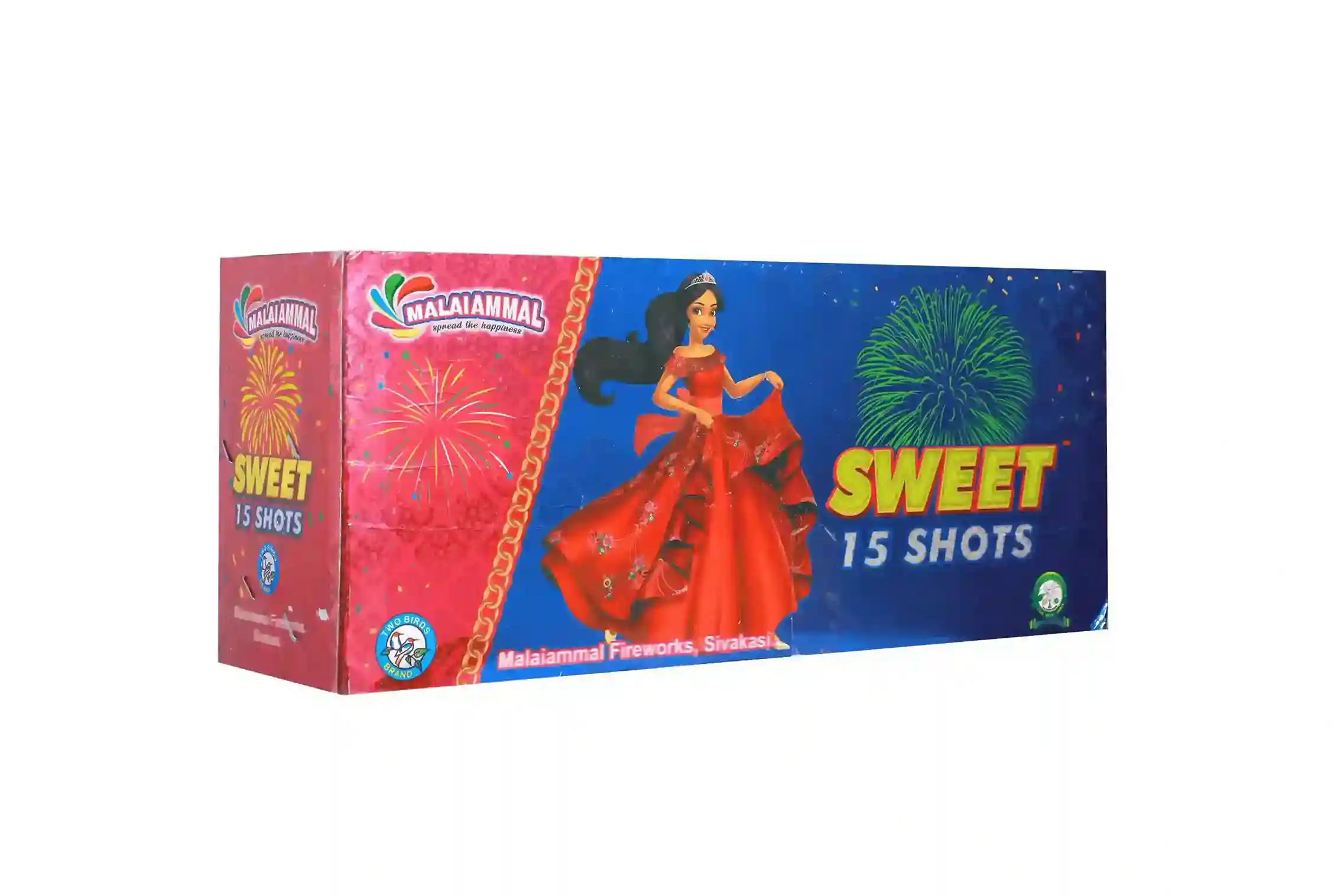 Buy Sweet 15 shots sky fireworks from Online Crackers Sivakasi and Best Crackers Sivakasi with Buy Online Crackers Gift Box Sivakasi 80% offers