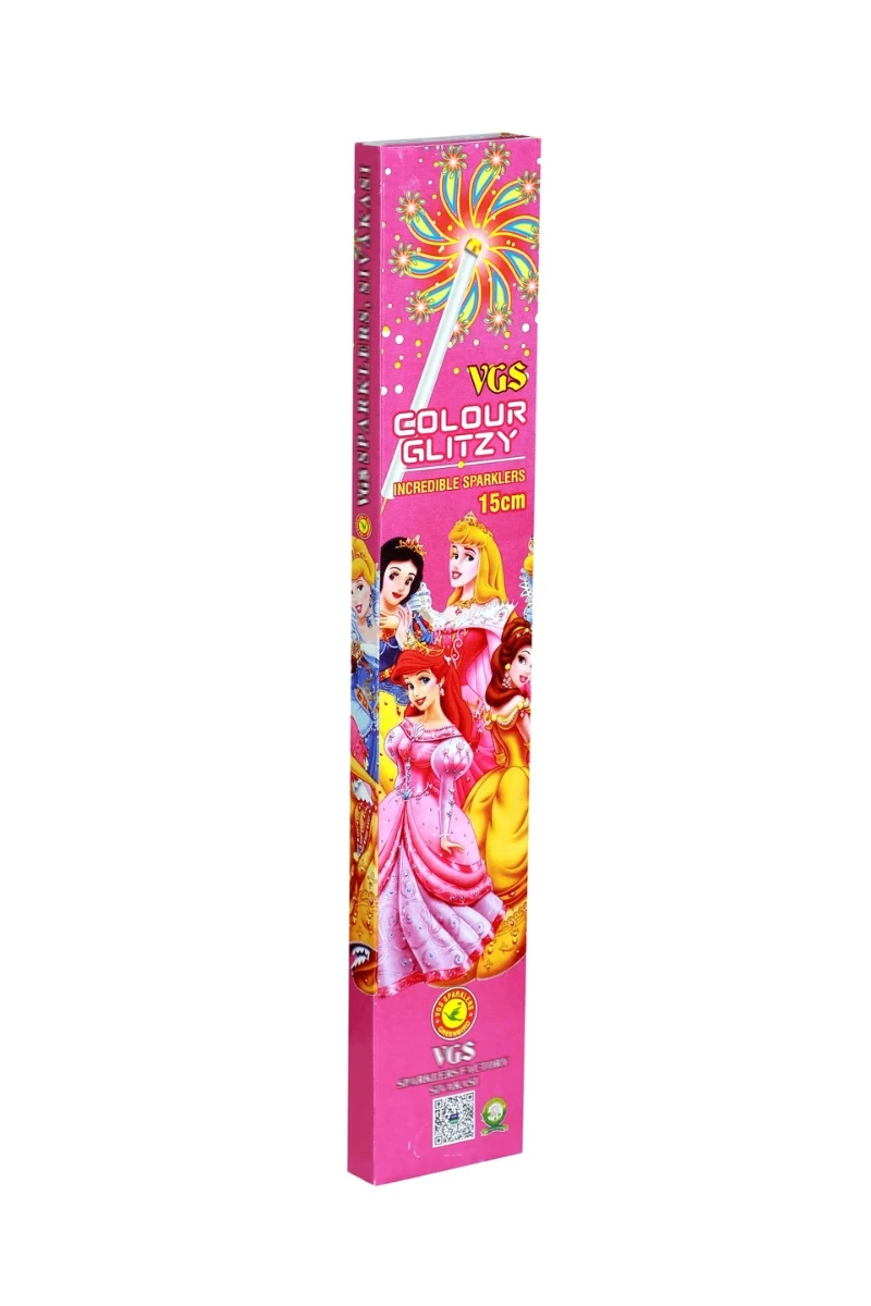 15 CM Crackling Sparklers 10 Pcs Sivakasi fireworks for Diwali celebrations