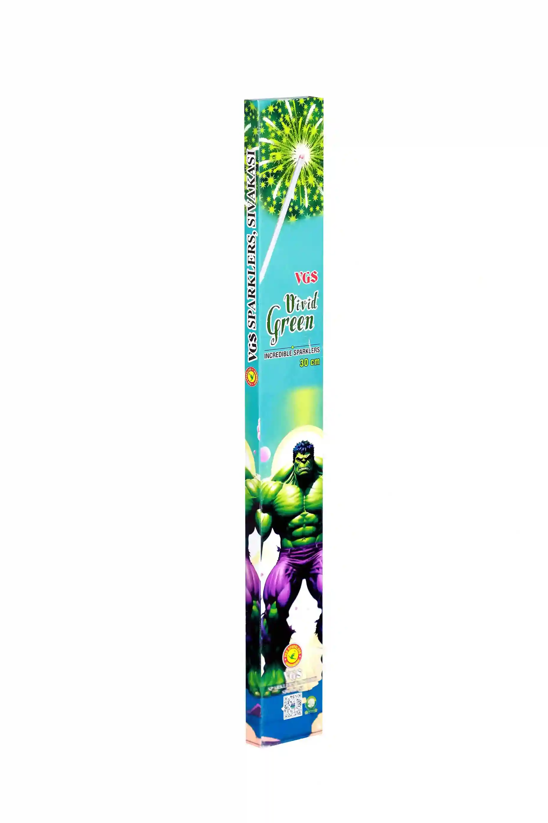 Buy 30CM Green Sparklers online direct from Sivakasi 30cm-green-sparklers-sivakasi-box