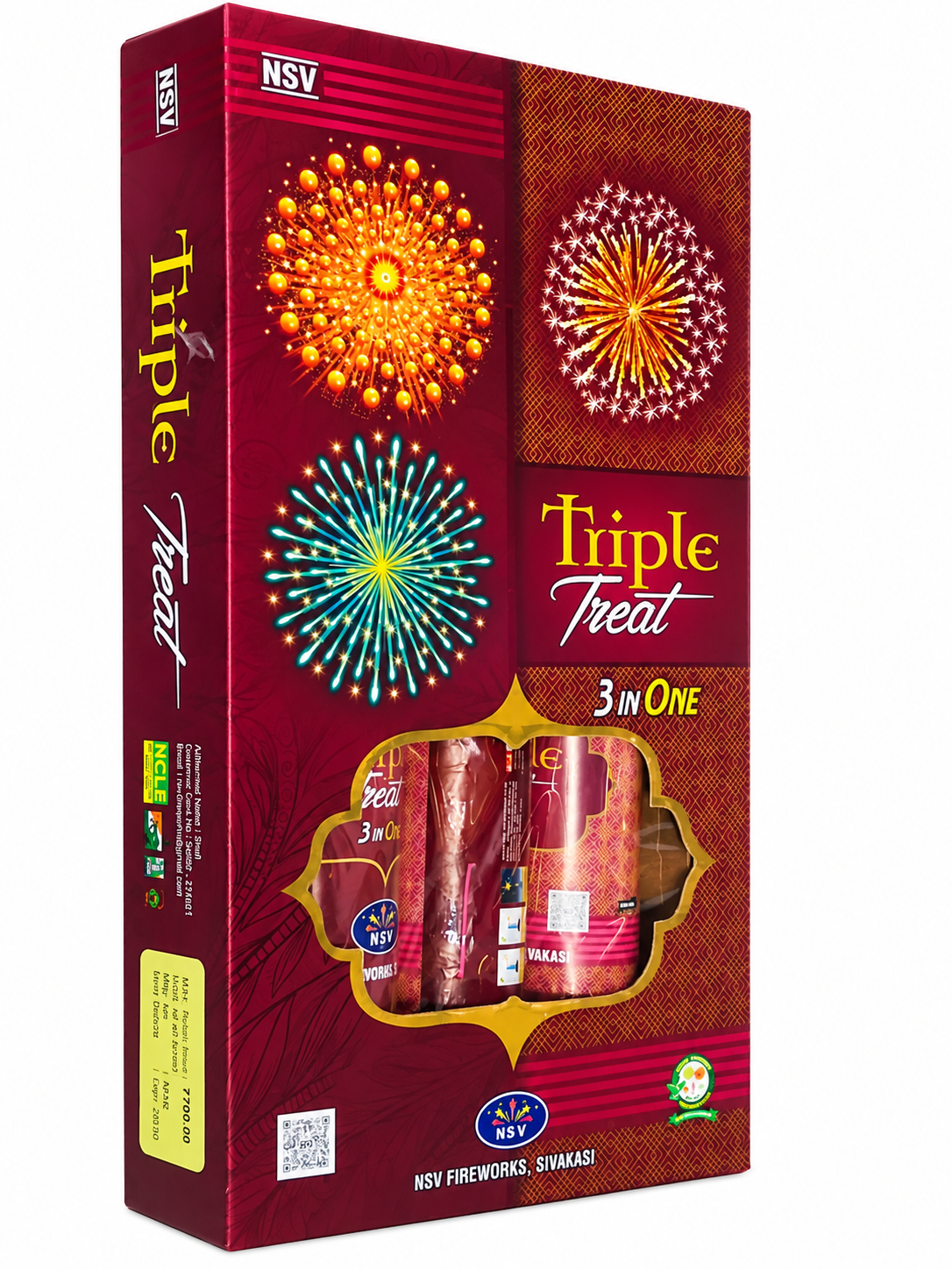 6 inch Triple Treat